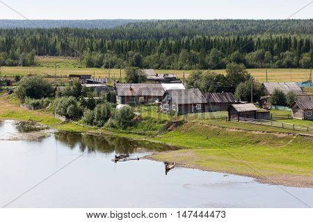 Rural Landscape At Summer