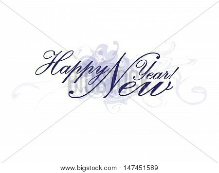 Happy New Year Illustration with abstract background