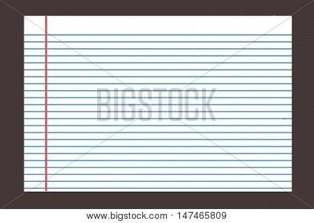Notebook Paper line.Notebook Lined Paper Background Or Texture .