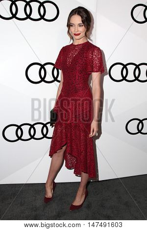LOS ANGELES - SEP 15:  Mallory Jansen at the Audi Celebrates The 68th Emmys at the Catch on September 15, 2016 in West Hollywood, CA