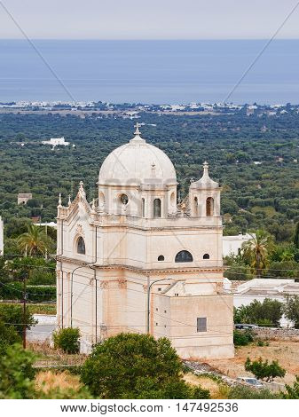 Church of Lady of Grata in Ostuni (Italy)