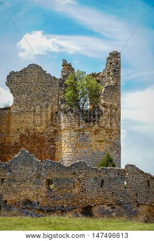 Medieval Castle In Ucero, Soria, Castilla Y Leon, Spain