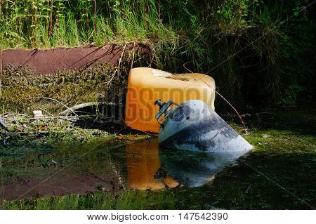 the Contamination of lake. An environmental problem