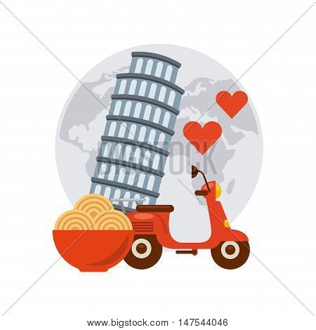 italian culture holidays icon vector illustration design