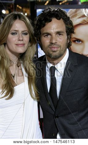 Mark Ruffalo and Sunrise Coigney at the Los Angeles premiere of 'Just Like Heaven' held at the Grauman's Chinese Theatre Hollywood, USA on September 8, 2005.
