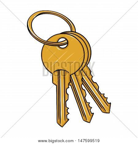 Vector Cartoon Bunch Of Modern Keys