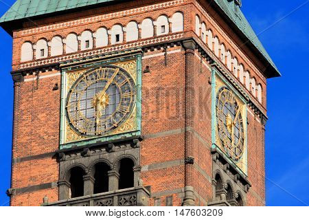 City Hall in the Old Town in Copenhagen Denmark