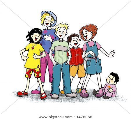 Niños cantando