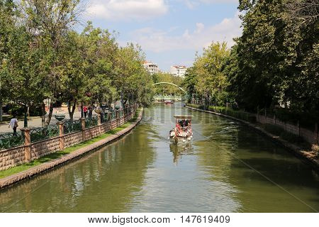 Porsuk River In Eskisehir