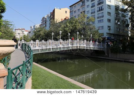 Porsuk River In Eskisehir
