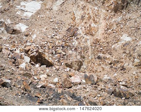 surface of the marble with brown tint