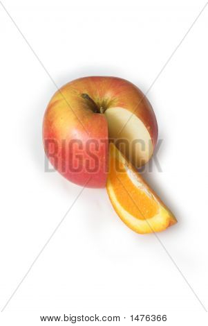 Æble og appelsin