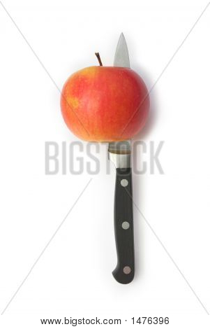 Apple og kniv