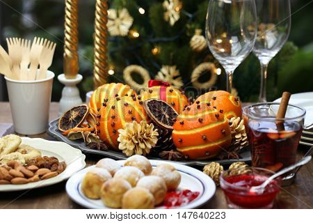 ebelskiver, danish christmas pancake puffs, and glogg
