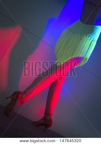 Woman Dancer Dancing In Show