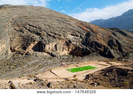 In Oman  The Old Mountain     Gorge