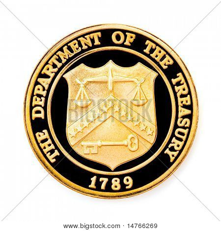 Dokonalé uncirculated mince izolovaných na bílém pozadí