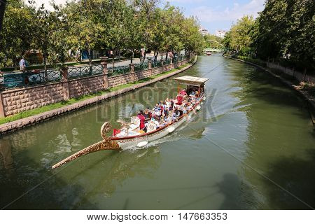 Porsuk River In Eskisehir