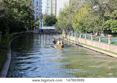 Porsuk River In Eskisehir