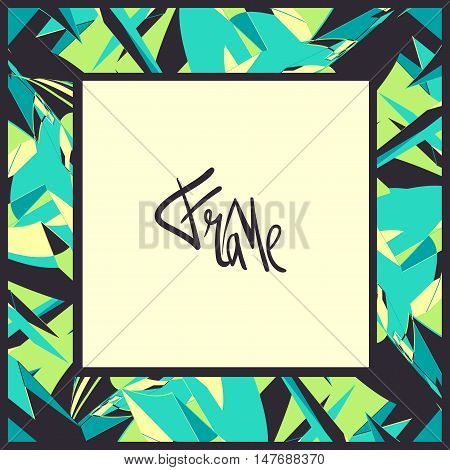 adstract vector frame coloring border new design