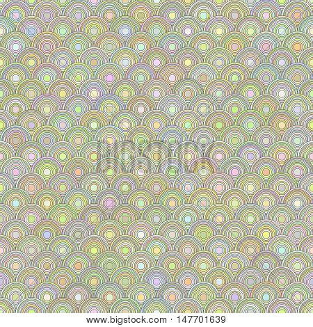 geometric abstract background. multicolour neutral ethnic circles. Seamless pattern. vector illustration.