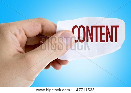 Content