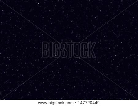 Space stars background vector illustration of The night sky. Infinity Space