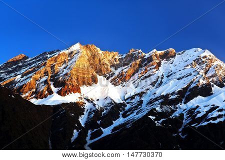 Mountain Landscape In Ladakh, North India
