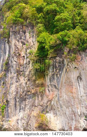 Rock reliefs thai stone texture beautiful monumentally