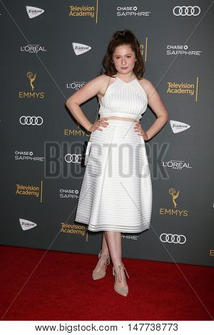 LOS ANGELES - SEP 16:  Emma Kenney at the TV Academy Performer Nominee Reception at the Pacific Design Center on September 16, 2016 in West Hollywood, CA