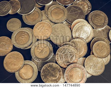Vintage Italian Lira Coin