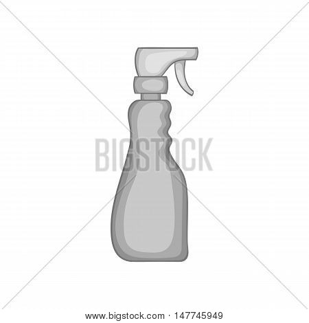 Cleaning spray icon in black monochrome style isolated on white background. House work symbol vector illustration