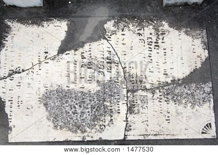 Fondo antiguo de piedra sepulcral