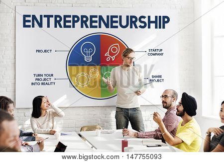 Entrepreneurship Tycoon Small Business Enterprise Concept
