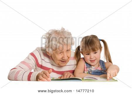 The Grandmother With The Grand Daughter Read The Book