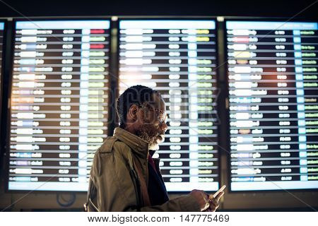 Timetable Business Travel Arrival Departure Trip Concept