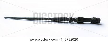 A magic wand on a white background