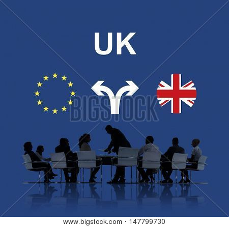 Brexit Bremain UK EU Referendum Concept