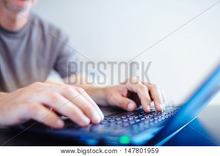man with laptot