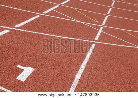 perspective of number 1 at starting gride line