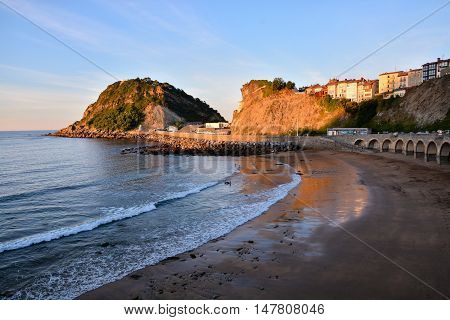 Town Of Getaria Basque Country Spain