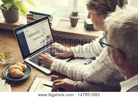Chatting Communication Connection Message Concept