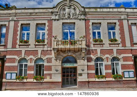 Buchy France - june 23 2016 : the city hall