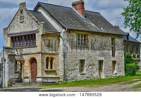 Jumieges France - june 22 2016 : the Saint Pierre abbey