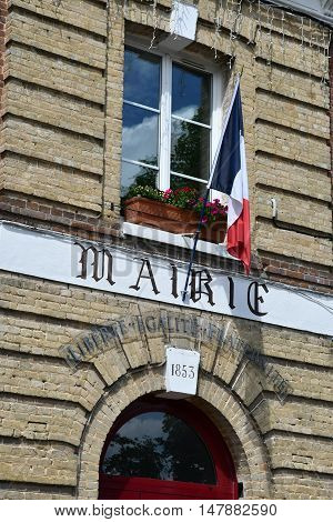 Jumieges France - june 22 2016 : the city hall