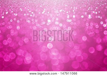 Fuchsia magenta and hot pink glitter sparkle background or confetti party invitation