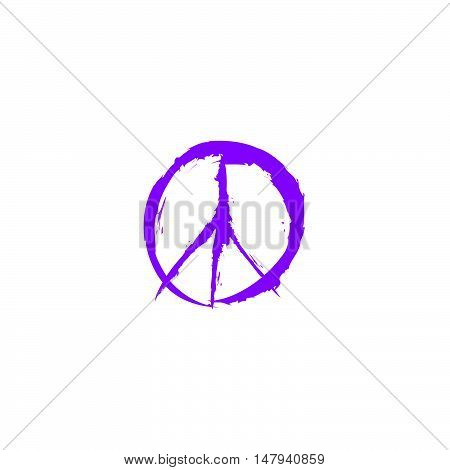 Peace sign. Peace icon. Love & peace symbol.
