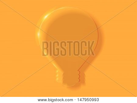 You can put your idea in translucent light bulb.