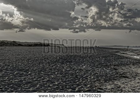 Seascape sunrise sunset in Mitchellville Park Beach in Hilton Head Island South Carolina