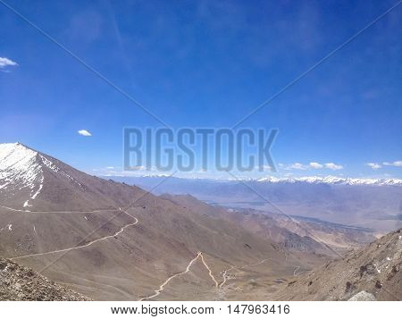 Khardungla Pass. The highest road in the World. Leh Ladakh India